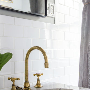 Bathrooms with Brass