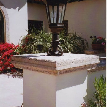 Ancient Stone Post Caps