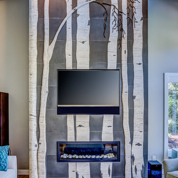 8 Birch Fireplace