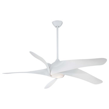 Minka Aire Artemis XL5 62 in. Indoor White Ceiling Fan with Remote