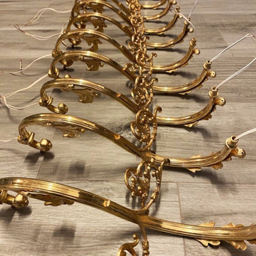 Restyling lampadario anni 50