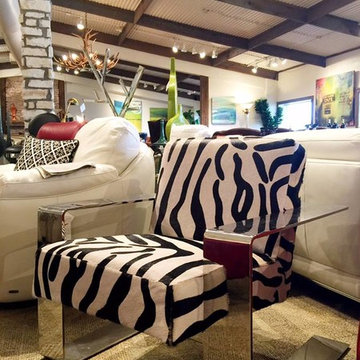 Zebra Accent Chair By Bernhardt