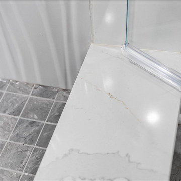 Transitional Primary & Guest Bathroom Remodel Pinehurst, NC