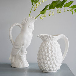 Exotic White Porcelain Jugs - Jugs
