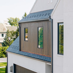 DaVinci&reg; Slate Single-Width in Castle Gray Photo: &copy; Stoffer Photography - Roofing And Gutters