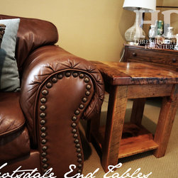 Reclaimed Wood End Tables - Products