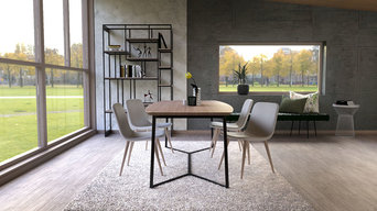 Interior design project for a country house