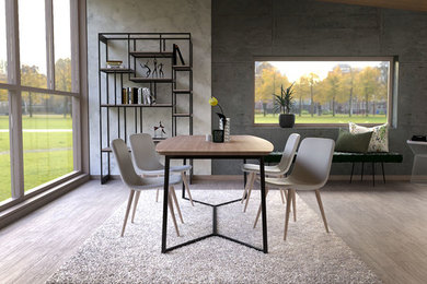 Minimalist dining room photo in Other
