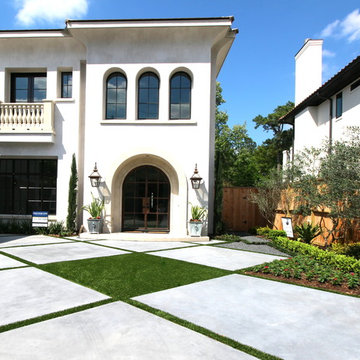 Glue Applications on Driveways and concrete Patios