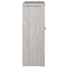 Malino Dusty Gray Oak 2 Door Freestanding Bathroom Linen Cabinet