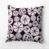 Algoa Treasure Outdoor Pillow, Purple, 20"x20"
