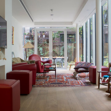 My Houzz: 2 New York Brownstones Become 1 Spacious Home