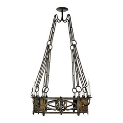 CH-217 Hand Made Iron Chandelier Designs - Chandeliers