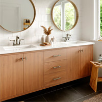 Karran 2-Hole 2-Handle Bathroom Faucet With Pop-Up Drain, Stainless Steel