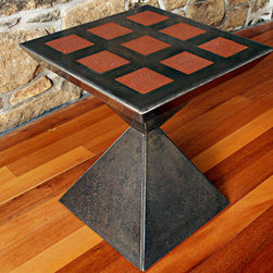Pyramid Pedestal - Side Tables And End Tables