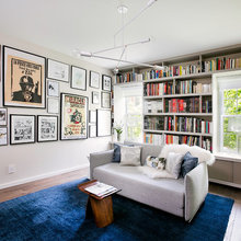 Art wall and shelving
