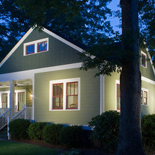 siding white and green