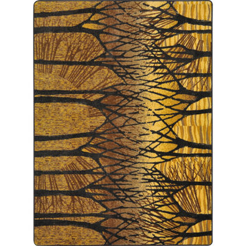 Woodland Way 7'8" x 10'9" area rug, color Goldenrod