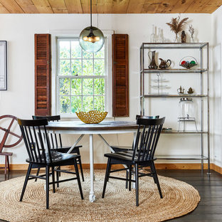 75 Most Popular Dark Wood Floor Dining Room Design Ideas for 2018