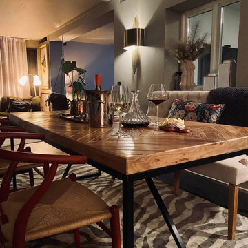 vidaXL Dining Table 78.7"x35.4"x29.9" Solid Acacia and Mango Wood
