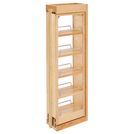 Wood Wall Filler Pull Out for 36" H New Kitchen Applications, 6"W