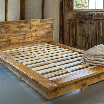 Platform Bed Re-purposed Lumber
