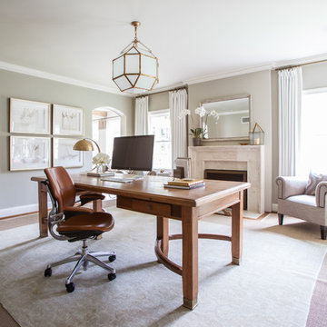 Traditional Meets Midcentury Modern Design in River Oaks