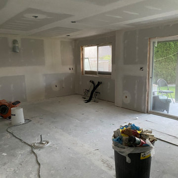 Basement Drywall Progress!
