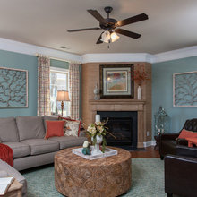 basement fireplace