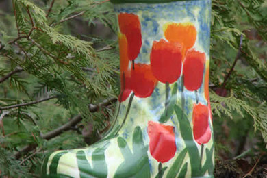 Tulip Boot Planter