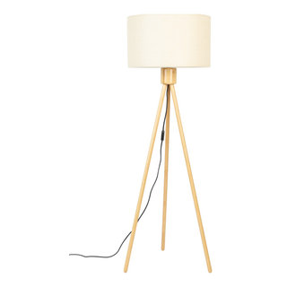 Minimalist Tripod Floor Lamp | Zuiver Fan - Midcentury - Floor Lamps - by  Oroa - European Furniture | Houzz