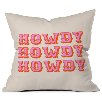 Morgan Elise Sevart Howdy Howdy Throw Pillow