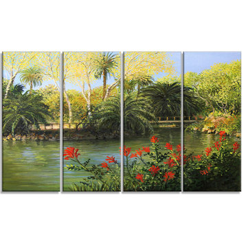 "Garden of Eden" Landscape Large Canvas Print