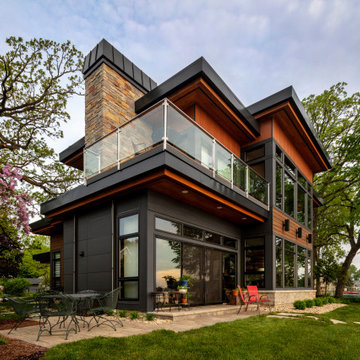 Contemporary Lake House