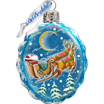 Keepsake Up Up And Away Scenic Glass Ornament