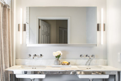 Bathroom - contemporary bathroom idea in DC Metro