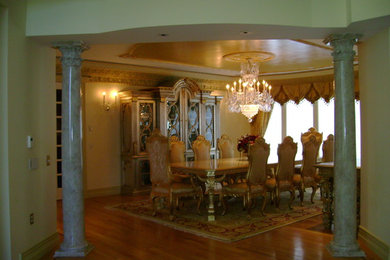 Elegant dining room photo in Los Angeles