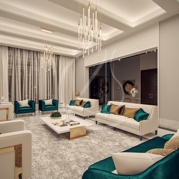Family villa Contemporary Arabic Interior Design