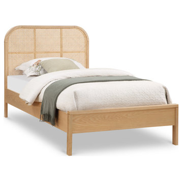 Siena Ash Wood Bed, Natural, Twin
