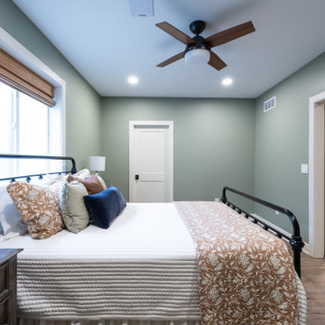 Basement Remodel with Family Room, Craft Studio, and More