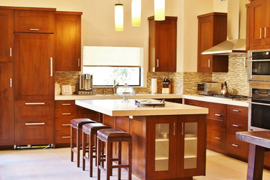 Inspiration for a contemporary kitchen remodel in Other