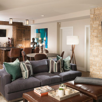 Transitional Open Concept Retreat