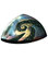 Set of 4 Raku Triangle Drink Coasters, Metallic Bronze