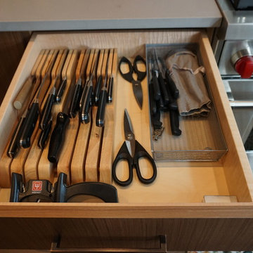 Kitchen Storage Solutions by Fred M Alsen of fma Interior Design