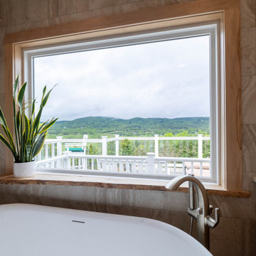 Woodwork master bathroom