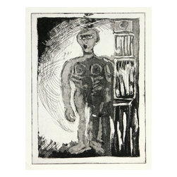 Consigned Modern Etching, 9"x12" - Prints And Posters