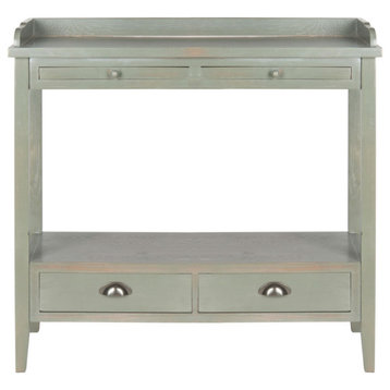 Jacob Console With Storage Drawers Ash Gray