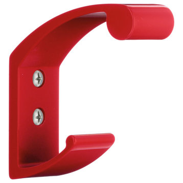 Decorative Hooks For The Home, Enamel Red
