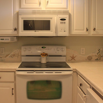 Fun Tile Border For An Inlaw Kitchen In Potomac MD