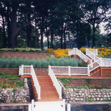 Terraced and Tiered Landscape Ideas, Lake Geneva, Wisconsin